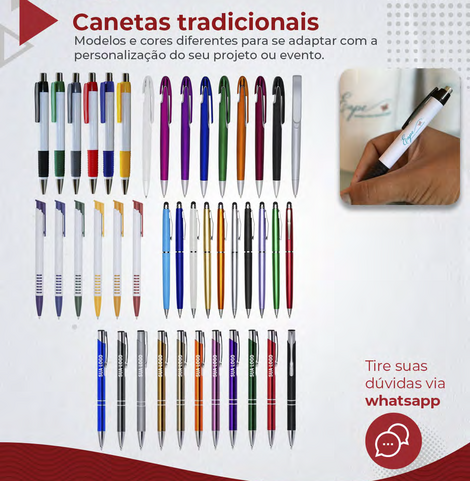 Canetas personalizadas